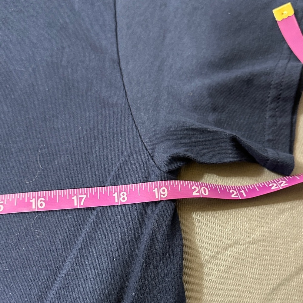 Gildan Navy Blue St. Maarten Tee - Picture 4 of 5